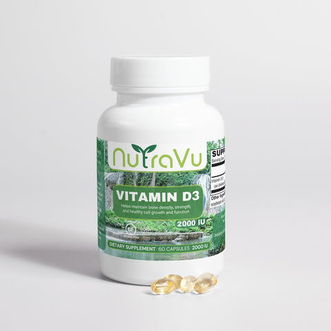 Vitamin D3 2,000 IU  - Gluten Free
