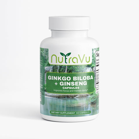 Ginkgo Biloba + Ginseng - Gluten Free - Non-GMO